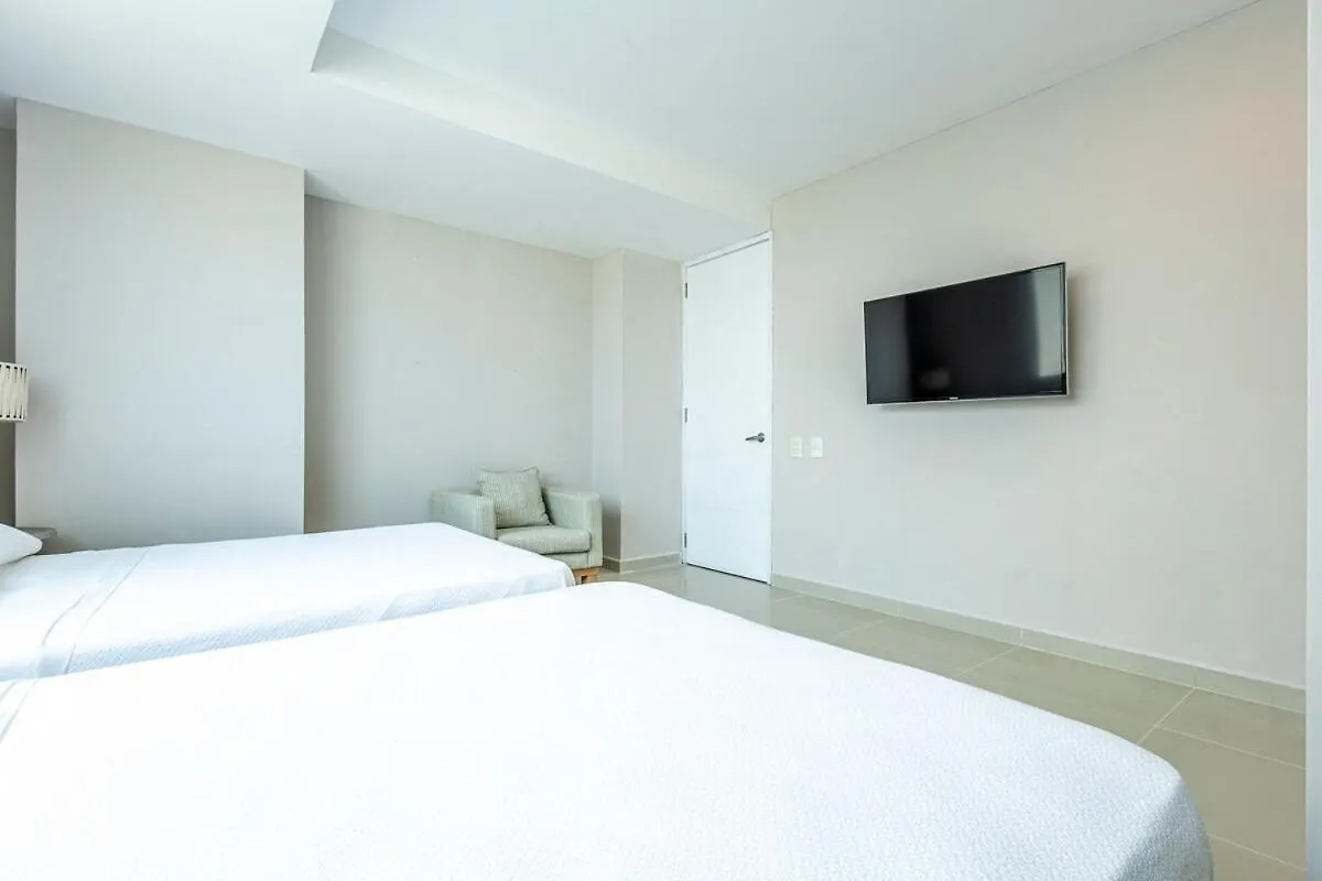 Apartment Luxurious Beachfront 3Br, Pool & Ocean Views Cartagena Colombia